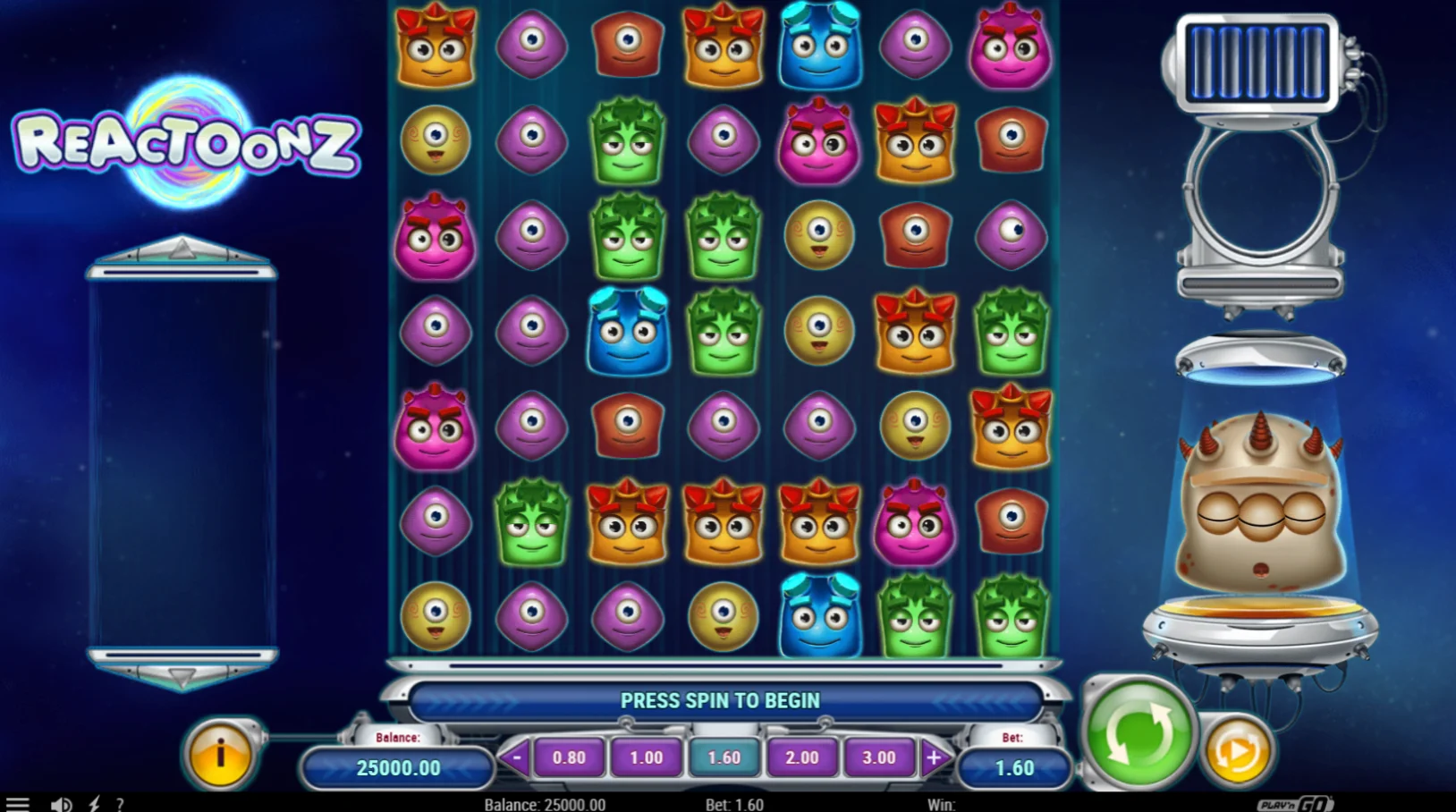 Reactoonz kuvaus Reactoonz